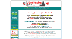 Desktop Screenshot of fittedkitchensdirect.co.uk