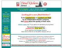 Tablet Screenshot of fittedkitchensdirect.co.uk